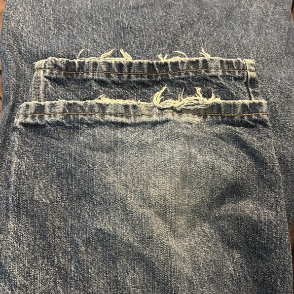 Wrangler Men’s Carpenter Jeans w/ Distressed Hems Size 38x32 - Picture 7 of 7